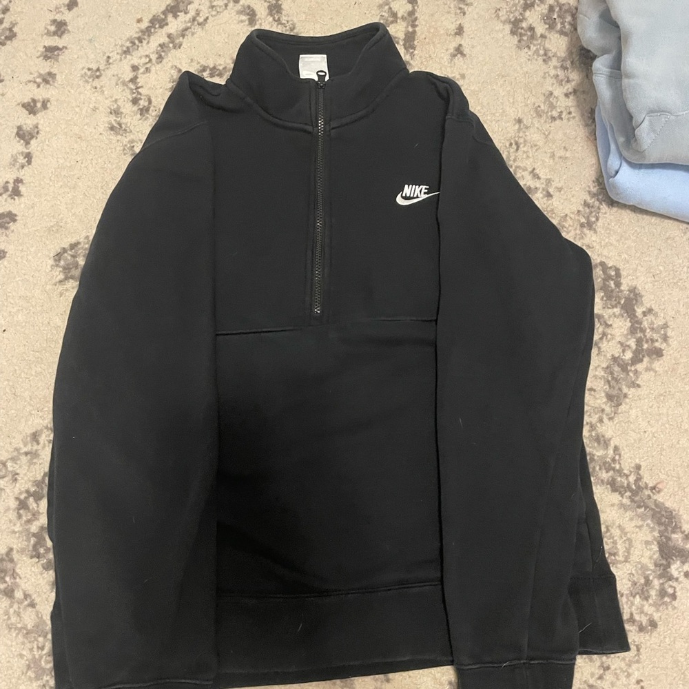 Nike Black Half-Zip Sweatshirt